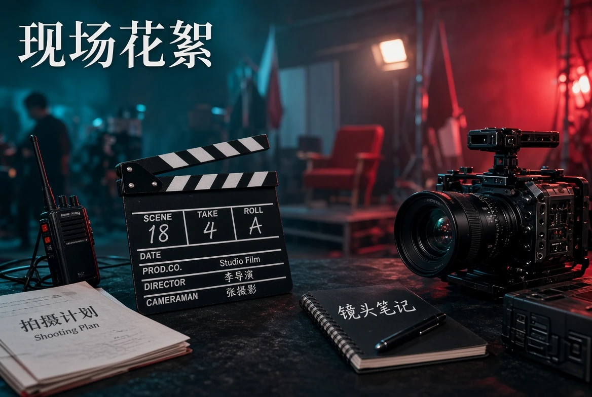 摄影灯光与影视制作幕后主题
